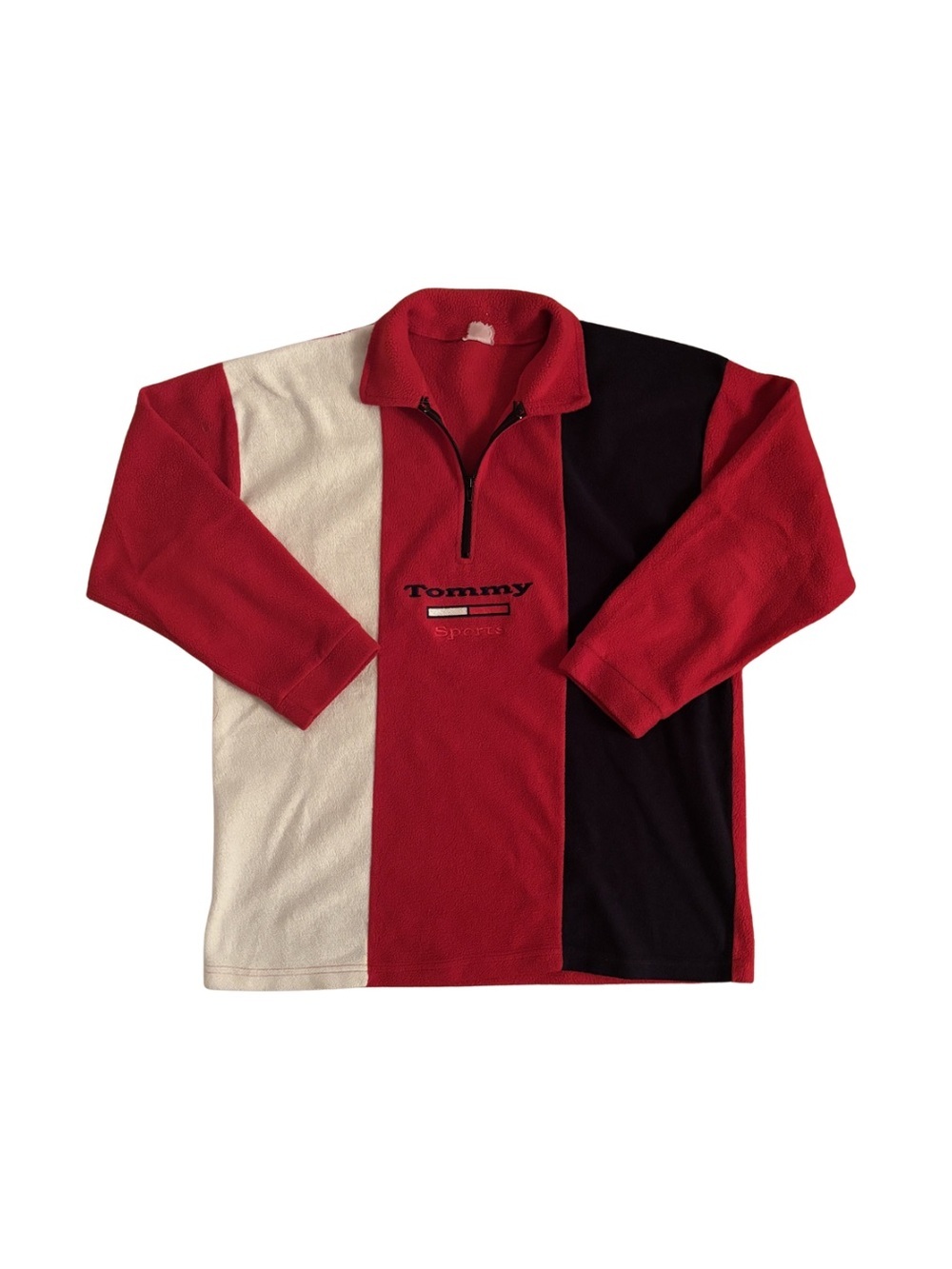 Tommy Hilfiger Y2K Sports Red Fleece Pullover